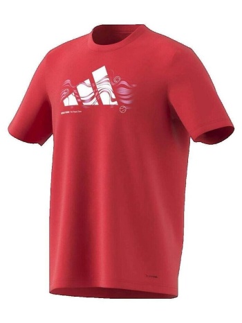 t-shirt με κοντά μανίκια adidas t-shirt logo heat graphic