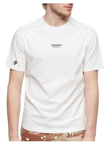 t-shirt με κοντά μανίκια superdry t-shirt sport tech logo |