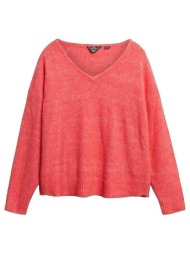 πουλόβερ superdry pull à col en v oversize |