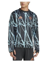 μπλουζάκια με μακριά μανίκια adidas sweatshirt fc bayern pre-match 2024-2025 |