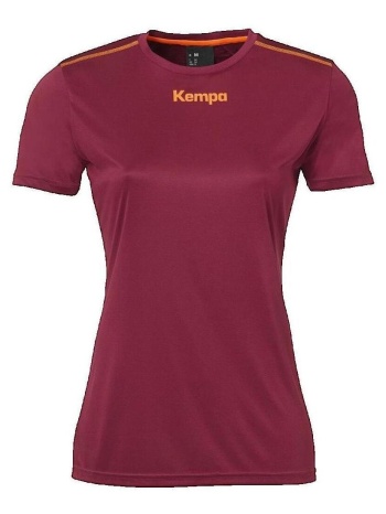 t-shirt με κοντά μανίκια kempa t-shirt poly rouge |