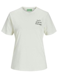 t-shirt με κοντά μανίκια jack & jones t-shirt jjxx naomi beige |
