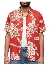 πουκάμισο με κοντά μανίκια superdry chemise hawaïenne manches courtes rouge homme |