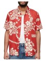 πουκάμισο με κοντά μανίκια superdry chemise hawaïenne manches courtes rouge homme |