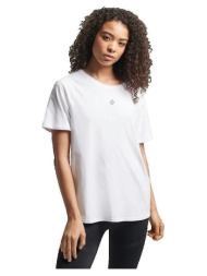 t-shirt με κοντά μανίκια superdry t-shirt coupe ample blanc |