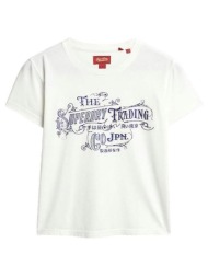 t-shirt με κοντά μανίκια superdry t-shirt ajusté métallisé femme |