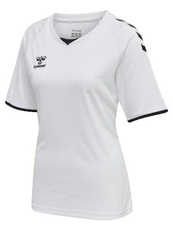 t-shirt με κοντά μανίκια hummel t-shirt core volley blanc |