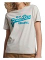t-shirts & polos superdry t-shirt vl scripted coll |