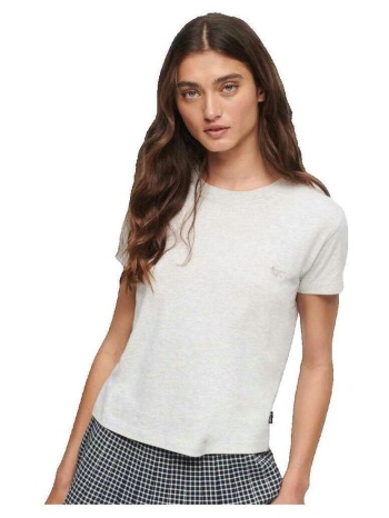 t-shirt με κοντά μανίκια superdry t-shirt essential logo