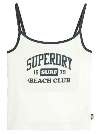 αμάνικα/t-shirts χωρίς μανίκια superdry débardeur essential