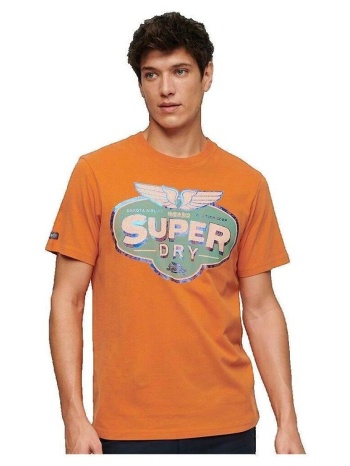 t-shirt με κοντά μανίκια superdry t-shirt gasoline workwear