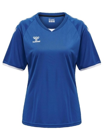 t-shirt με κοντά μανίκια hummel t-shirt core volley bleu |
