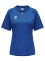 t-shirt με κοντά μανίκια hummel t-shirt core volley bleu |