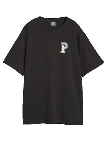 t-shirt με κοντά μανίκια puma t-shirt squad noir |