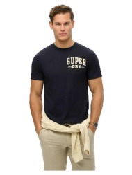 t-shirt με κοντά μανίκια superdry t-shirt vintage athletic noir |