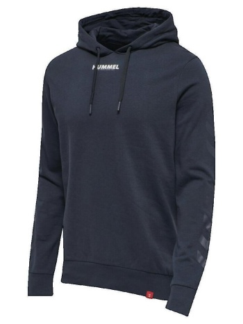 t-shirt με κουκούλα hummel sweat à capuche legacy bleu |