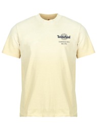 t-shirt με κοντά μανίκια timberland sunfaded back tree logo graphic hw tee