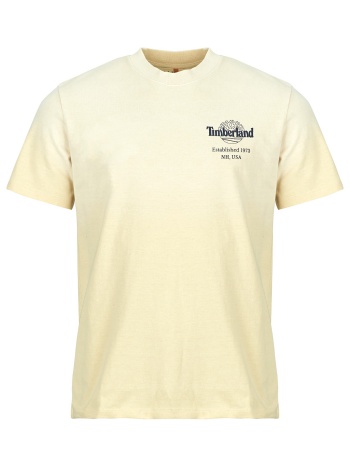t-shirt με κοντά μανίκια timberland sunfaded back tree logo