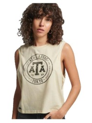 αμάνικα/t-shirts χωρίς μανίκια superdry débardeur vintage collegiate |