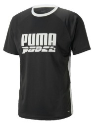 t-shirt με κοντά μανίκια puma t-shirt teamliga noir |