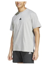 t-shirt με κοντά μανίκια adidas t-shirt ample gris |