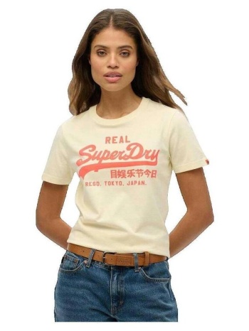 t-shirt με κοντά μανίκια superdry t-shirt vl neon slim |