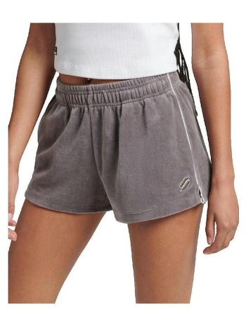 shorts & βερμούδες superdry short en velours gris |