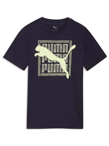 t-shirt με κοντά μανίκια puma graphic cat tee b |