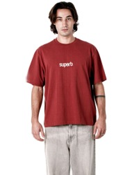 t-shirt με κοντά μανίκια superb 1982 sprb3500-wine |