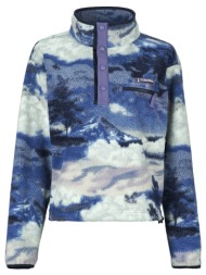 fleece columbia helvetia ii printed cropped half snap fleece