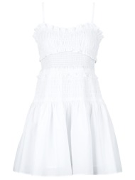 κοντά φορέματα michael michael kors poplin smocked mini dress