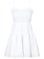 κοντά φορέματα michael michael kors poplin smocked mini dress