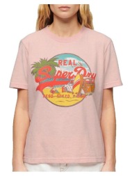 t-shirt με κοντά μανίκια superdry t-shirt la graphic |