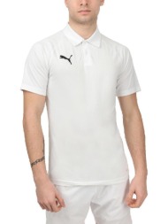 πόλο με κοντά μανίκια puma polo manches courtes teamliga blanc |