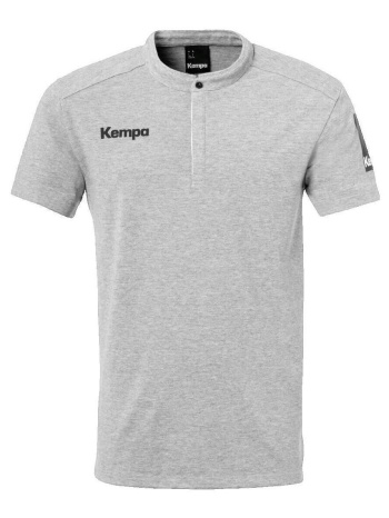 t-shirts & polos kempa polo manches courtes status gris |