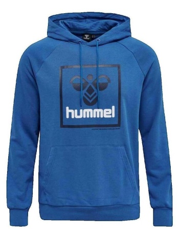 t-shirt με κουκούλα hummel sweat à capuche isam 2.0 bleu |