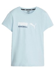 t-shirt με κοντά μανίκια puma t-shirt classic argenté |