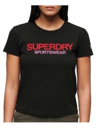 t-shirt με κοντά μανίκια superdry t-shirt ajusté sportswear logo |