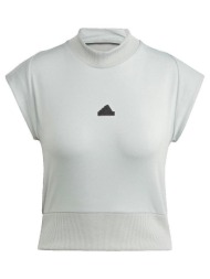 t-shirt με κοντά μανίκια adidas t-shirt z.n.e. ajusté argenté |