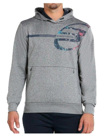 t-shirt με κουκούλα bullpadel sweat à capuche baiona gris |