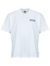 t-shirt με κοντά μανίκια dickies plain city ss tee white