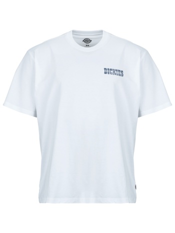 t-shirt με κοντά μανίκια dickies plain city ss tee white