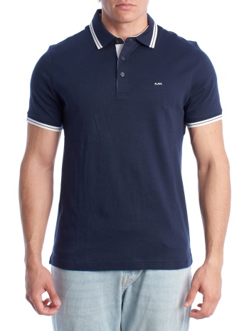 πόλο με κοντά μανίκια michael michael kors of15fy220b-navy |