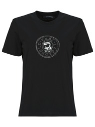 t-shirt με κοντά μανίκια karl lagerfeld ikon rs circle t-shirt