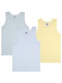 αμάνικα/t-shirts χωρίς μανίκια petit bateau 3 debardeurs