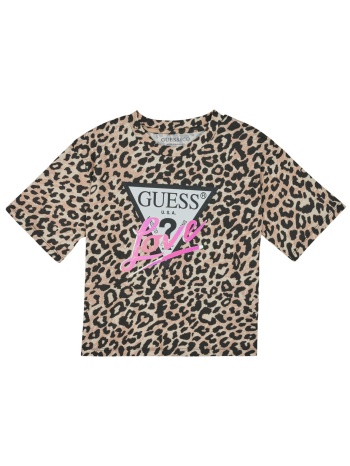 t-shirt με κοντά μανίκια guess organic cotton stretch