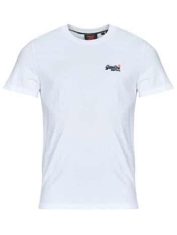 t-shirt με κοντά μανίκια superdry essential contrast emb tee