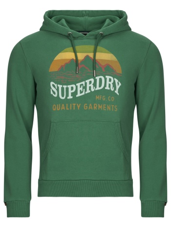 t-shirt με κουκούλα superdry outdoors mountain rlxd hood