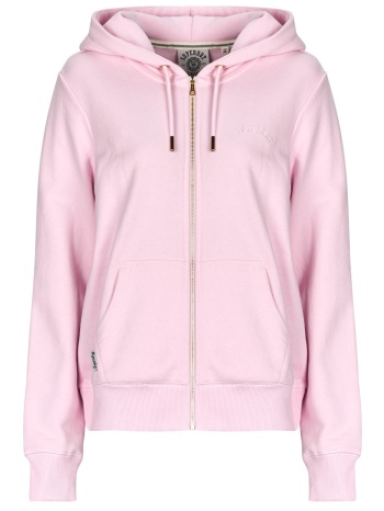 t-shirt με κουκούλα superdry essential logo ziphood hb