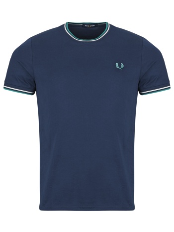 t-shirt με κοντά μανίκια fred perry twin tipped t-shirt